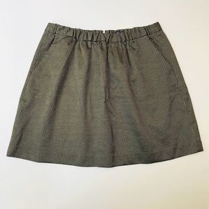 NWOT Madewell Gold Metallic Jacquard Party Skirt